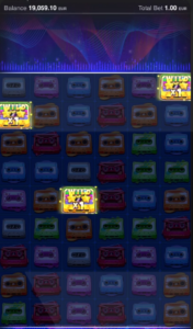 Слот Retro tapes - Верхняя диаграмма