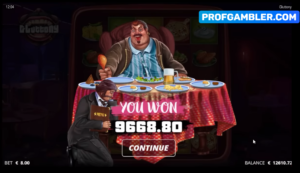 Любитель поесть в слоте Gluttony с итоговым выигрышем