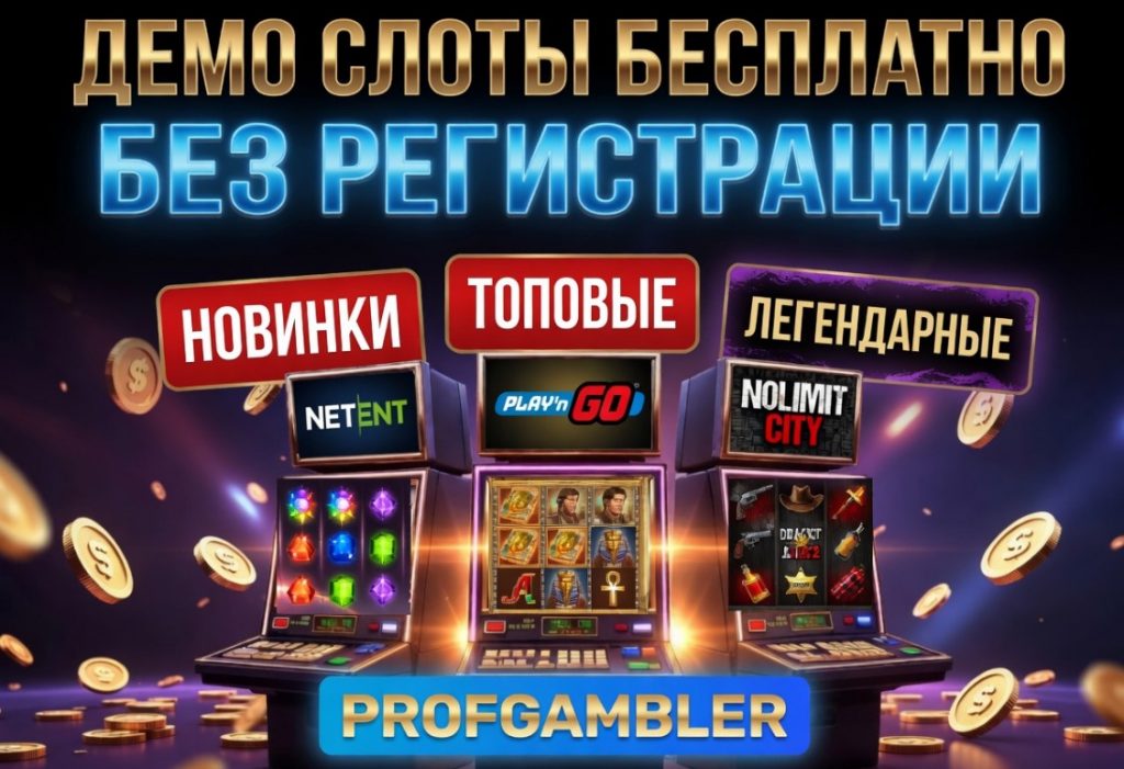 Демо слоты бесплатно без регистрации: Новинки, Топовые слоты и NetEnt. Играй в игровые автоматы онлайн без регистрации и вложений